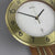 AMS Wall Clock 62x22x8 cm Wood • Radio-Controlled Pendulum Movement • Arabic Numerals