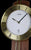 AMS Wall Clock 62x22x8 cm Brass • Radio-Controlled • With Pendulum