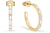 Stainless steel creoles with stones - Bering Jewelry Model: 738-27-05