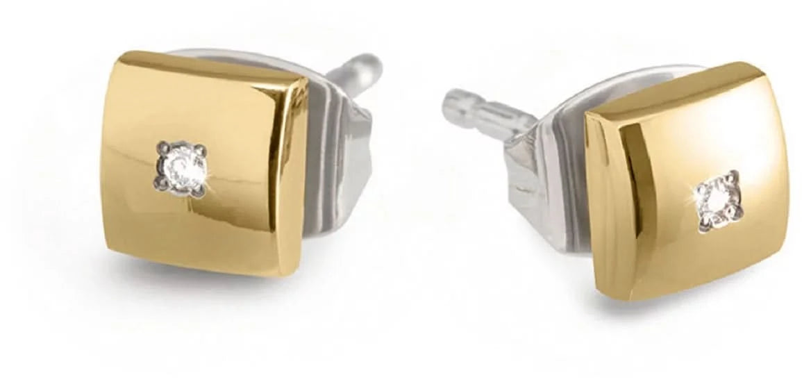 Earrings with Brilliant Cut Diamonds - Boccia Jewelry Model: 05050-03