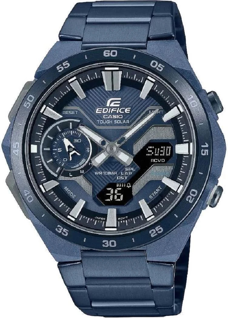 Casio Edifice ECB-2200CB-2AEF Men's Watch • Tough Solar • Bluetooth • Carbon