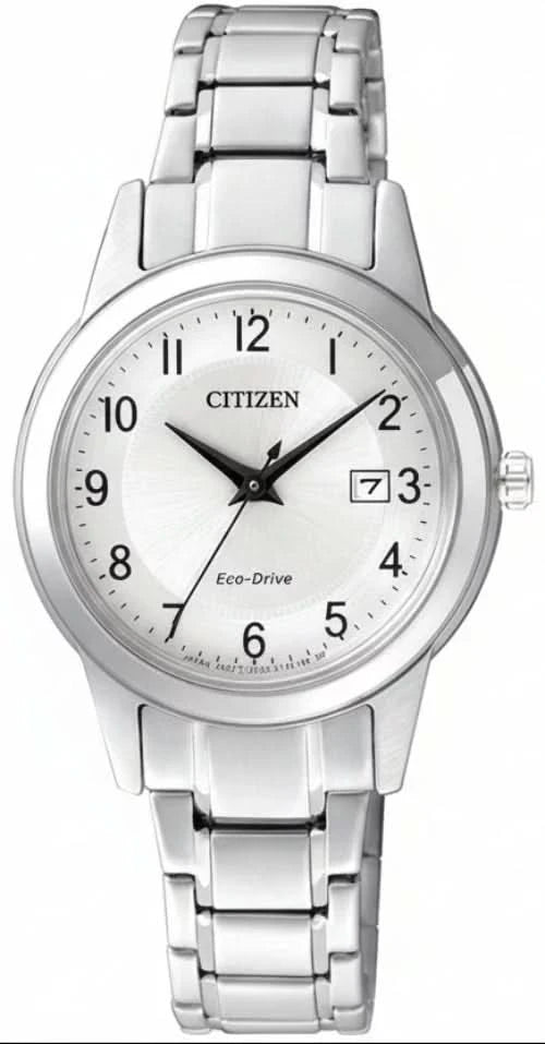 Citizen Sport FE1081-59B Ladies' Watch • Eco-Drive Solar Powered • Elegant Stainless Steel Design