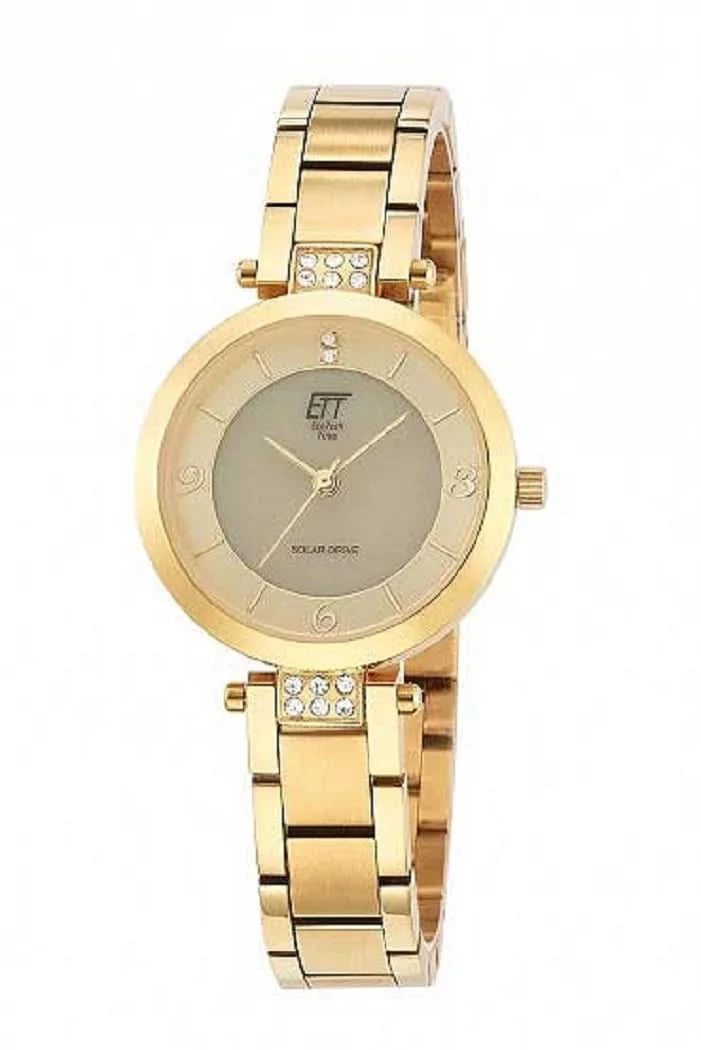Eco Tech Time Diamond Lady ELS-12141-62M Women's Watch • Solar Powered • Genuine Diamonds
