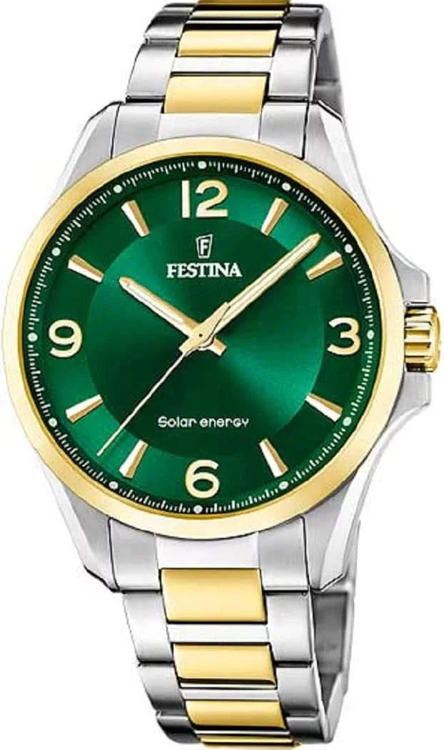 Festina Solar Energy F20657/3 Men's Watch • Solar • Bicolor