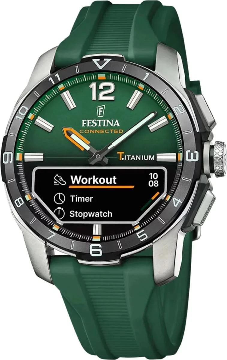 Festina Connected D F23000/2 Men's Watch • Robust Titanium • Sapphire Crystal