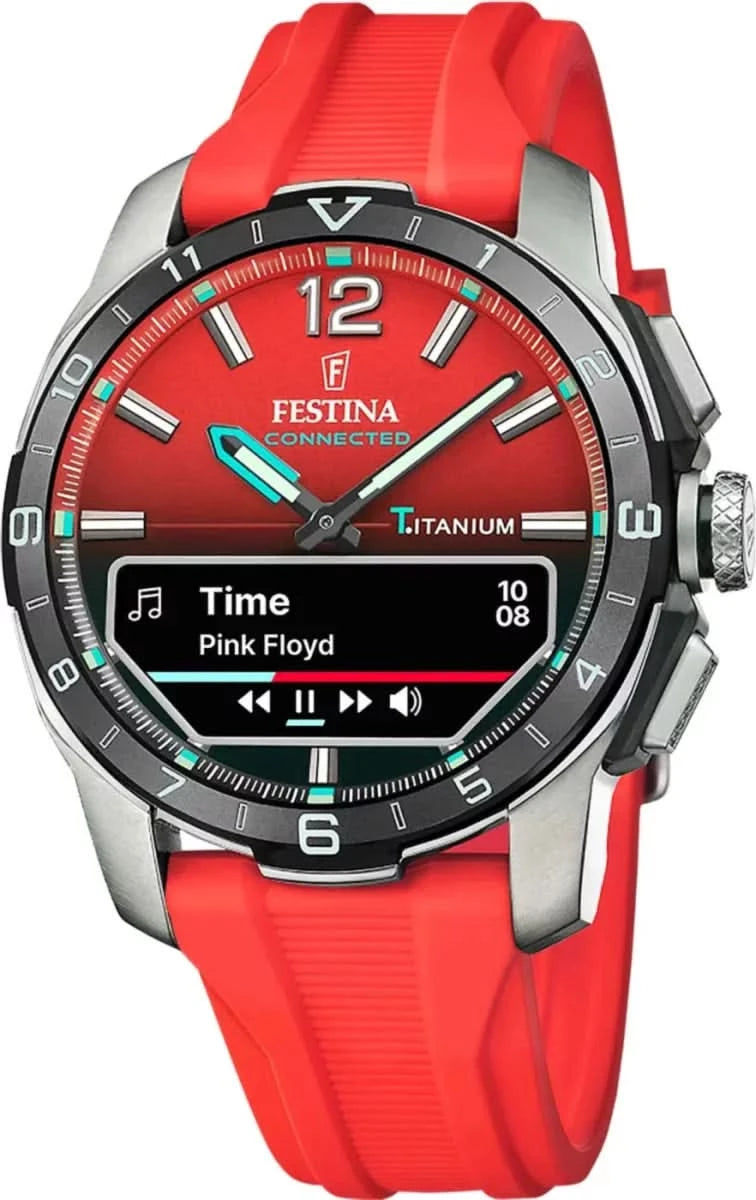 Festina Connected D F23000/6 Men's Watch • Titanium Case • Sapphire Crystal