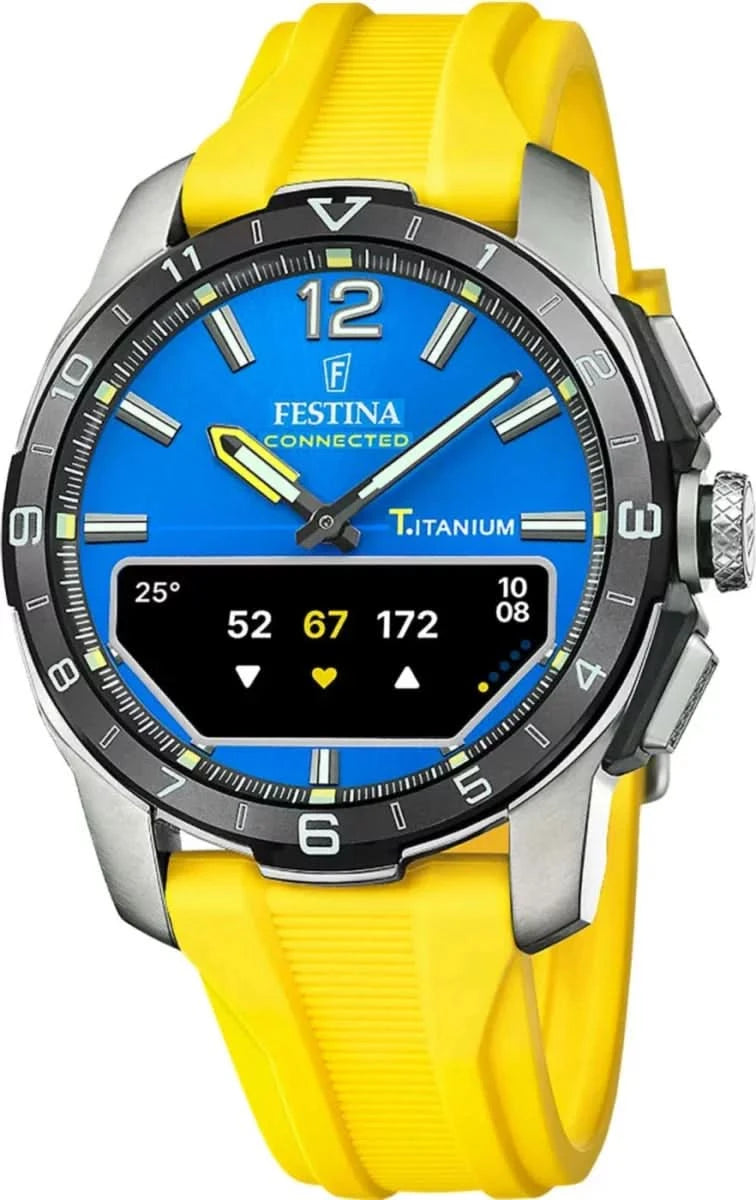 Festina Connected D F23000/8 Men's Watch • Titanium Case • Sapphire Crystal