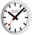 Mondaine Wall Clock 25 cm Ø Aluminum • Iconic Swiss Design • Silent Movement