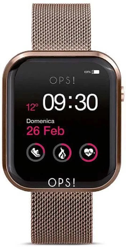 OPS! Smart Call OPSSW-17 Unisex Smartwatch • Italian Design • Bluetooth Call