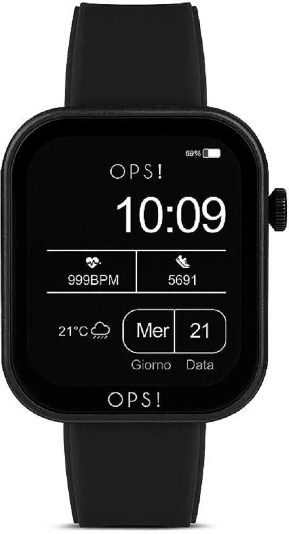 OPS! Active Call OPSSW-25 Unisex Smartwatch • Pop Spirit Design • Call & Fitness Functions
