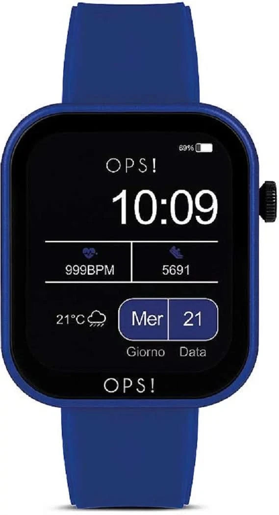 OPS! Active Call OPSSW-29 Unisex Smartwatch • Italian Fashion Design • Bluetooth Call & Fitness