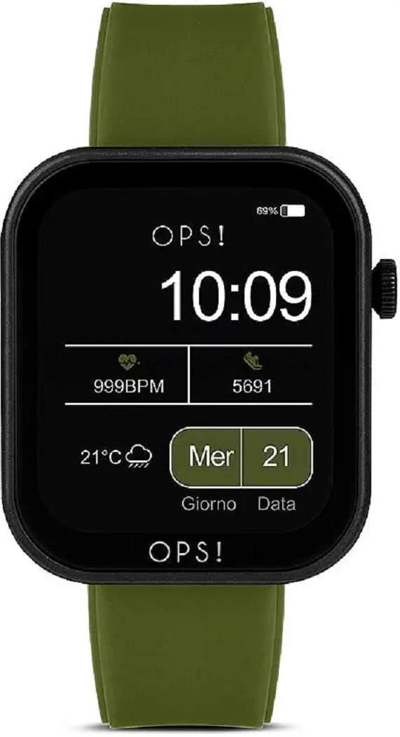 OPS! SMART Active Call OPSSW-36 Unisex Smartwatch • Call Function • Italian Design