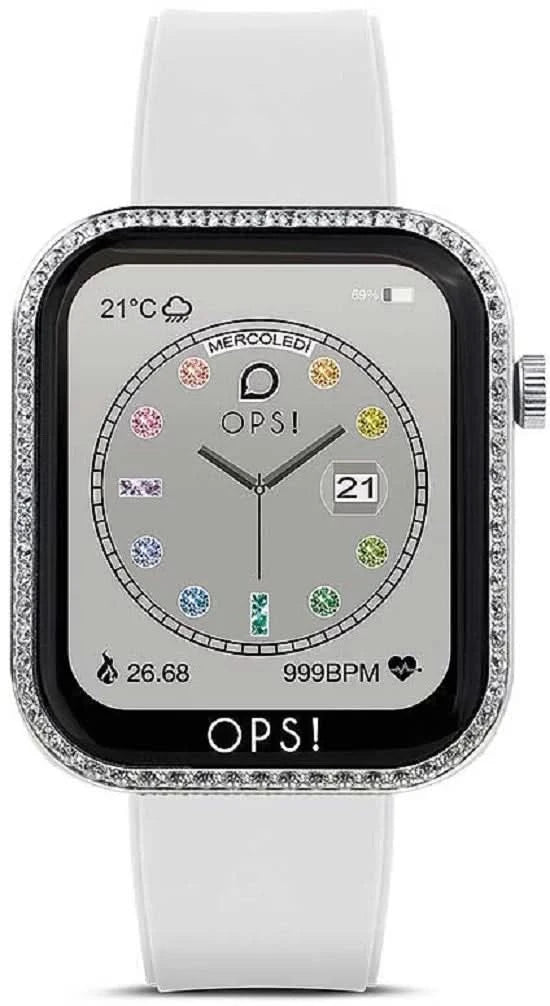 OPS! SMART Call Diamonds OPSSW-39 Unisex Smartwatch • Stylish Pop Design • Bluetooth Calling Function