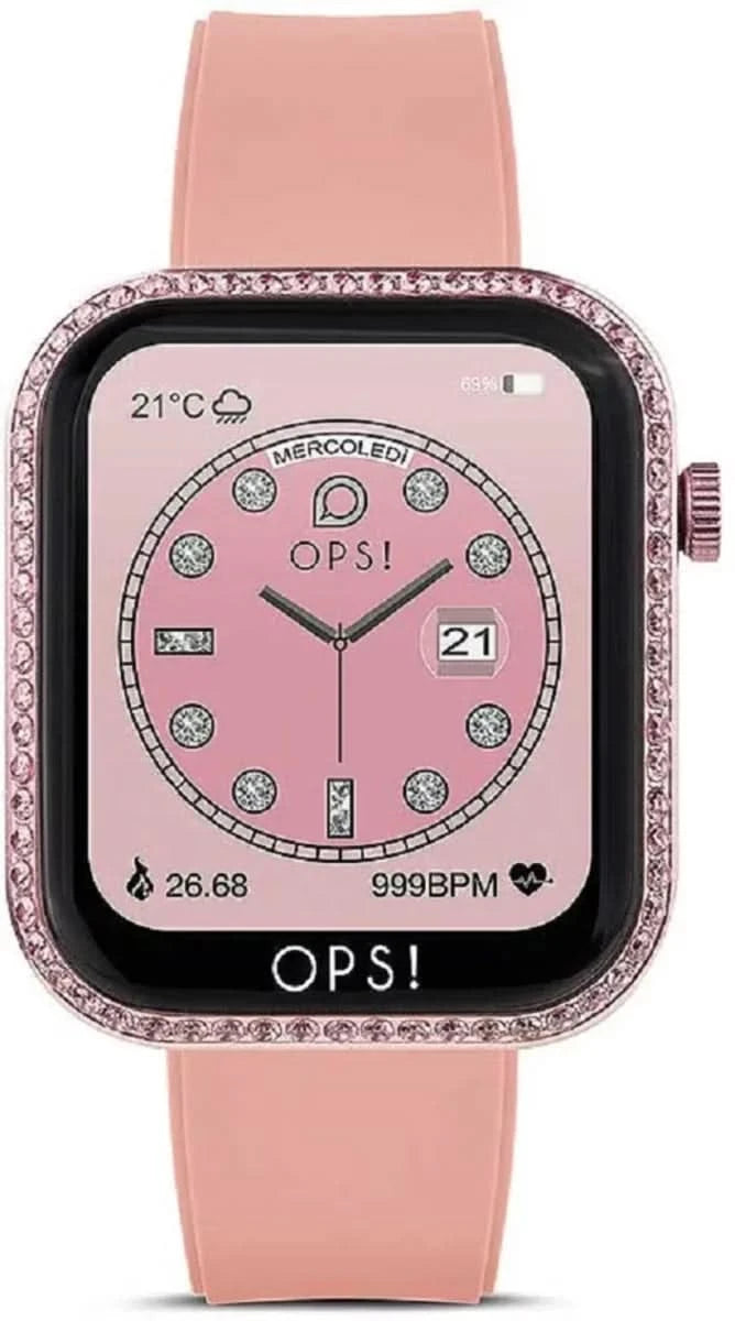 OPS! SMART Call OPSSW-41 Unisex Smartwatch • Pop Spirit Design • Telephony & Fitness Functions