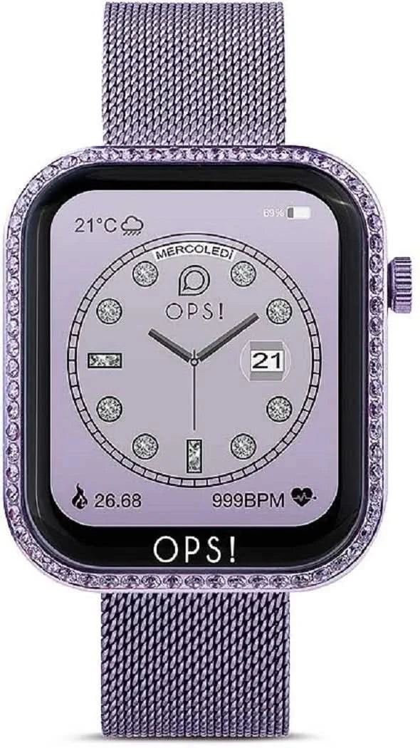 OPS! SMART Call OPSSW-42 Unisex Smartwatch • Pop Design