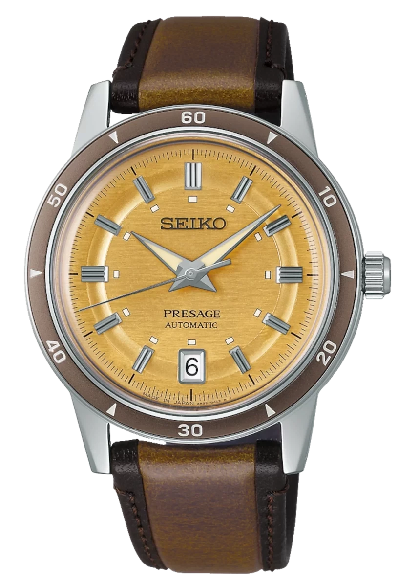 Seiko Presage SRPL75J1 Men's Watch • Automatic Movement • Style60's Design