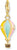 Charm Pendant Colorful 3D Hot Air Balloon - 750 Yellow Gold Plating