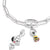Charm pendant made of recycled 925 sterling silver with hand-painted Snoopy PEANUTS motif, Thomas Sabo, Model: 2225-664-11