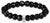 Thomas Sabo Bead bracelet model: X0292-023-11-L17 made of faceted, oval obsidian beads and a ring-shaped eyelet for charms