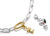 Charm pendant crafted from 18k gold-plated recycled 925 sterling silver with a Peanuts Woodstock motif - Thomas Sabo, Model: CC1303-413-39