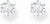 Ear studs with white zirconia stone in brilliant cut - Thomas Sabo model: H2301-051-14