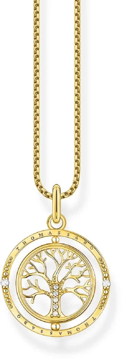 Necklace Tree of Love - 750 Yellow Gold Plating