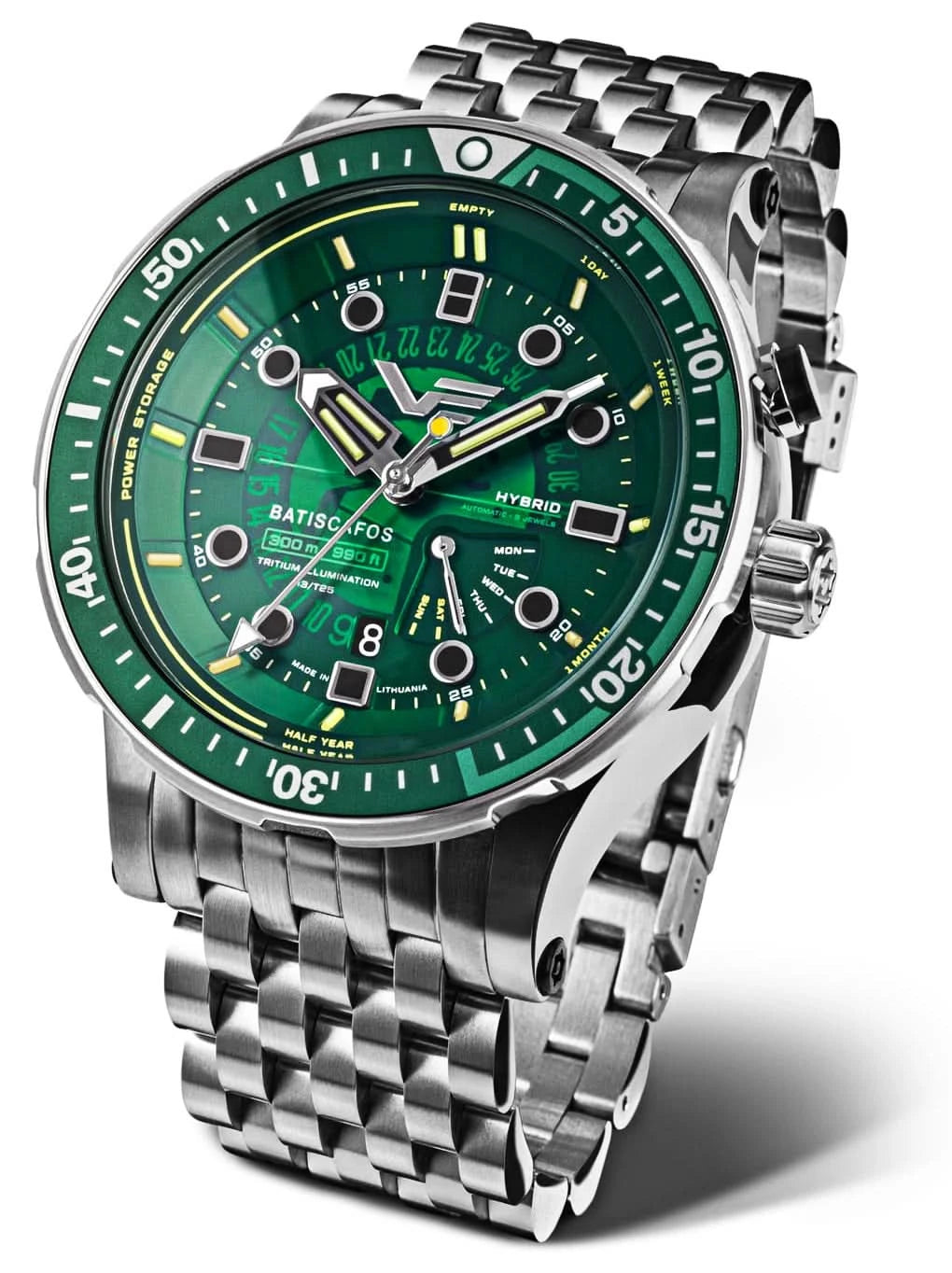 Vostok Europe Batiscafos PX84-511A770B Men's Watch • Auto-Quartz • 30 ATM