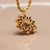 Stainless Steel Necklace - Sunflower - Holzkern Model: 9010631025281