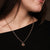 Suncatcher Necklace made of Walnut Wood and Rose Gold - Holzkern Model: 9010631025298