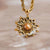 Stainless Steel Necklace - Sunflower - Holzkern Model: 9010631025281