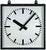 GER-Technik Wall Clock 80x80 cm Metal • Radio-Controlled • Robust • Precise
