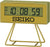 Seiko Modern Digital Alarm Clock 10.4cm Resin Gold • With Snooze • Alarm function
