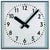 GER-Technik Wall Clock 60 cm Ø Metal • Precise Radio-Controlled Movement • Excellent Readability
