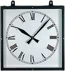 GER-Technik Wall Clock 50 cm Ø Metal • Radio-Controlled Precision • Robust Steel Casing
