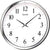Seiko Wall Clock 28.7x28.7x4.0 cm Plastic • Silent Quartz Movement • Clear Design