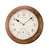 Seiko Wall Clock 30x30x4.7 cm Wood • Silent Quartz Movement • Real Wood Casing