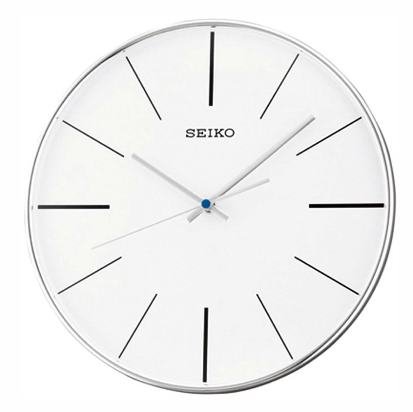 Seiko Wall Clock 29.5x29.5x4.8 cm Plastic • Silent Movement • Modern Design
