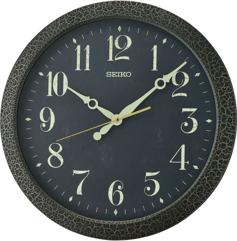 Seiko Wall Clock 41x41x5 cm Plastic • Silent • Modern Design