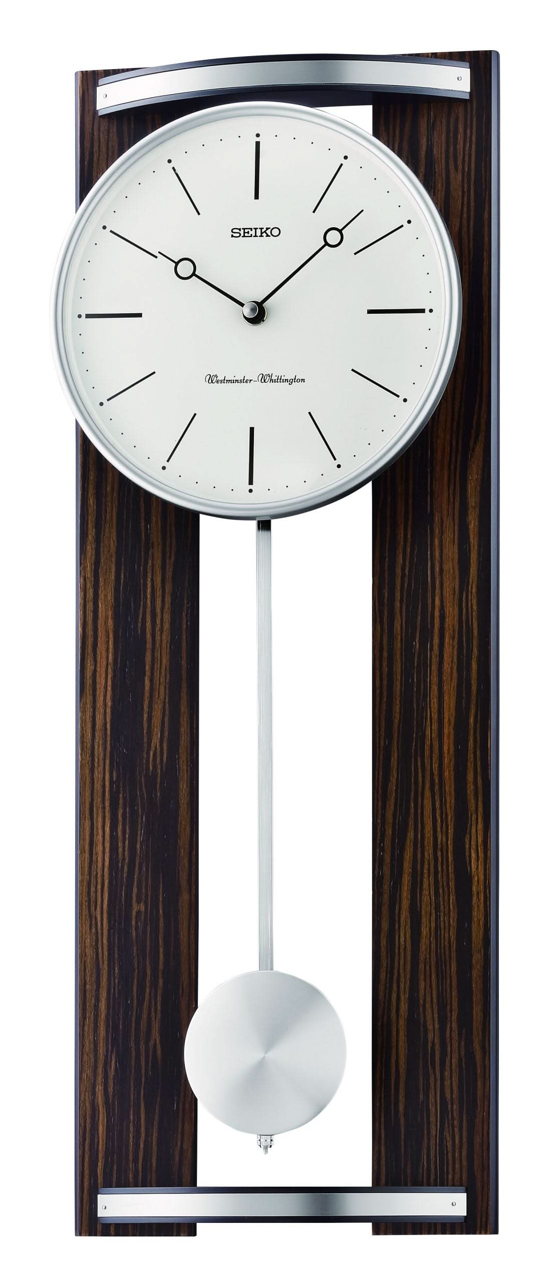 Seiko Wall Clock 60x22x14 cm Wood • Westminster Chime • Automatic Night Shut-off