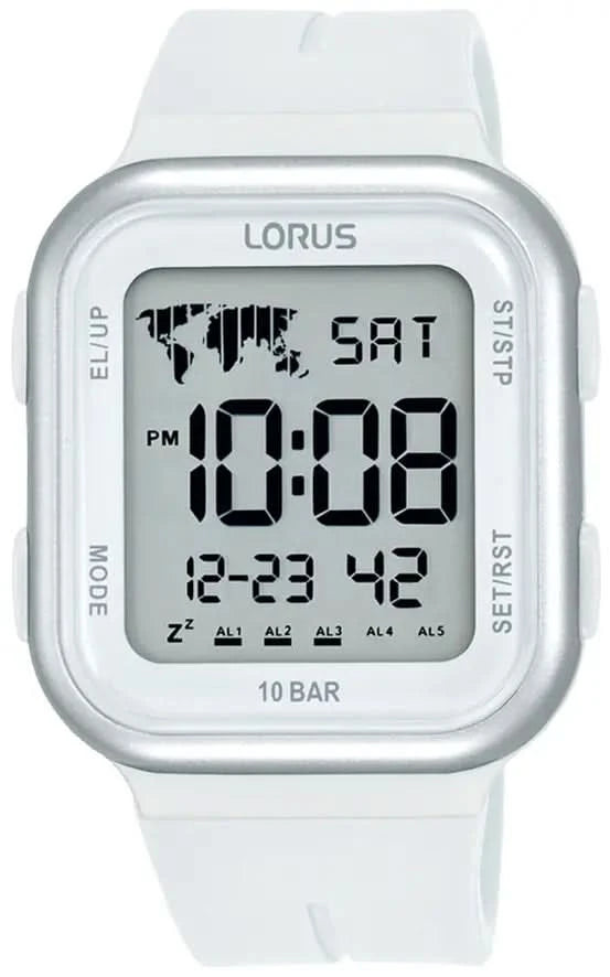 Lorus R2355PX9 Men's Watch • 10 bar water resistance • Robust plastic case