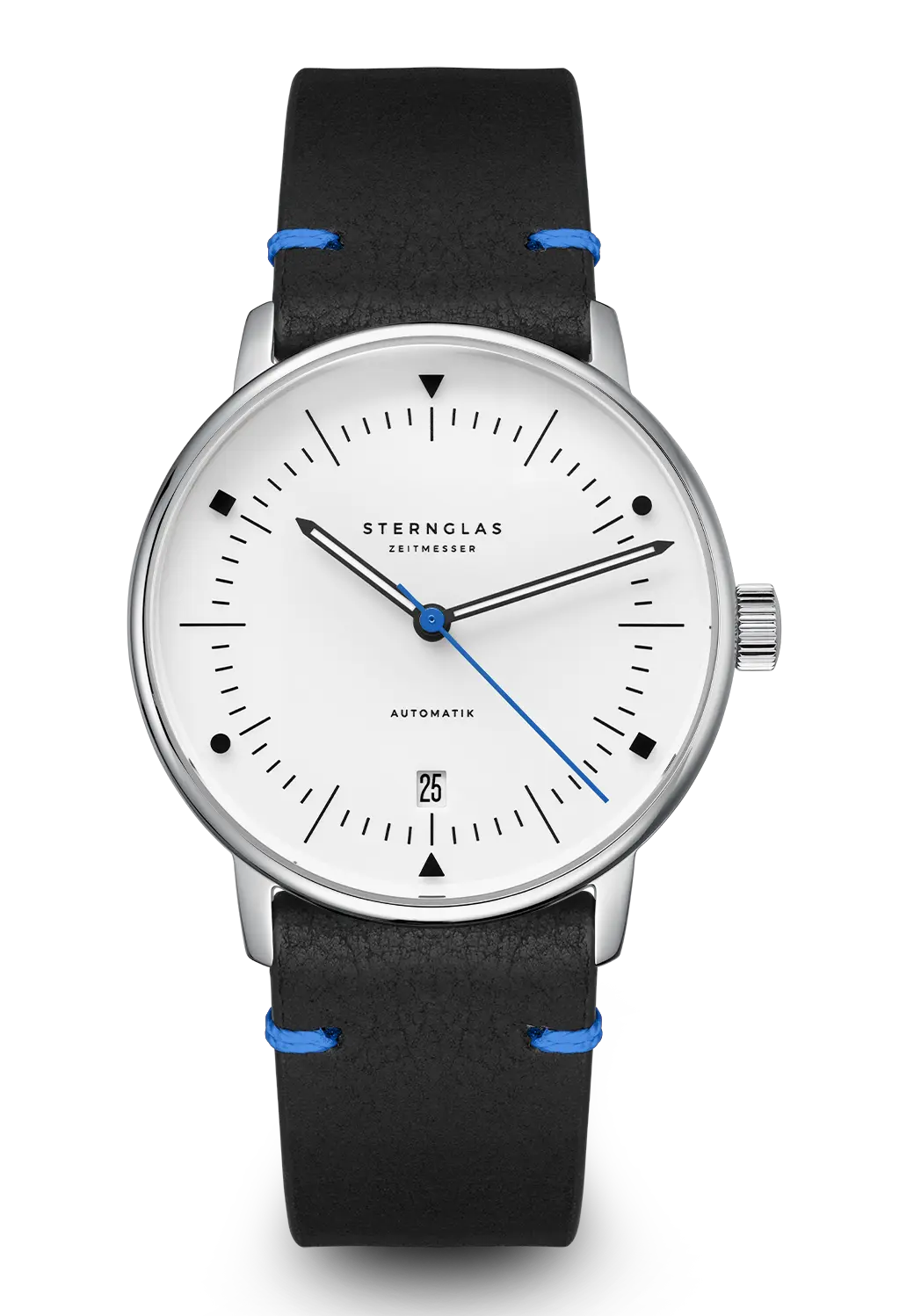 Sternglas Naos Edition Bauhaus X Armbanduhr Blau • Bauhaus-Design • Saphirglas