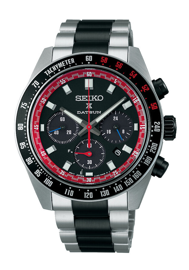 Seiko Prospex Speedtimer SSC957 Herrenuhr Schwarz • Solar-Chronograph • Saphirglas