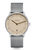 Sternglas Naos Quarz 38mm Armbanduhr Sandbraun • Schlichtes Bauhaus-Design • Deutsches Qualitätsquarzwerk