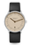 Sternglas Naos S01-NQ-07 Unisex Armbanduhr Sandbraun • Bauhausdesign • Quarzwerk