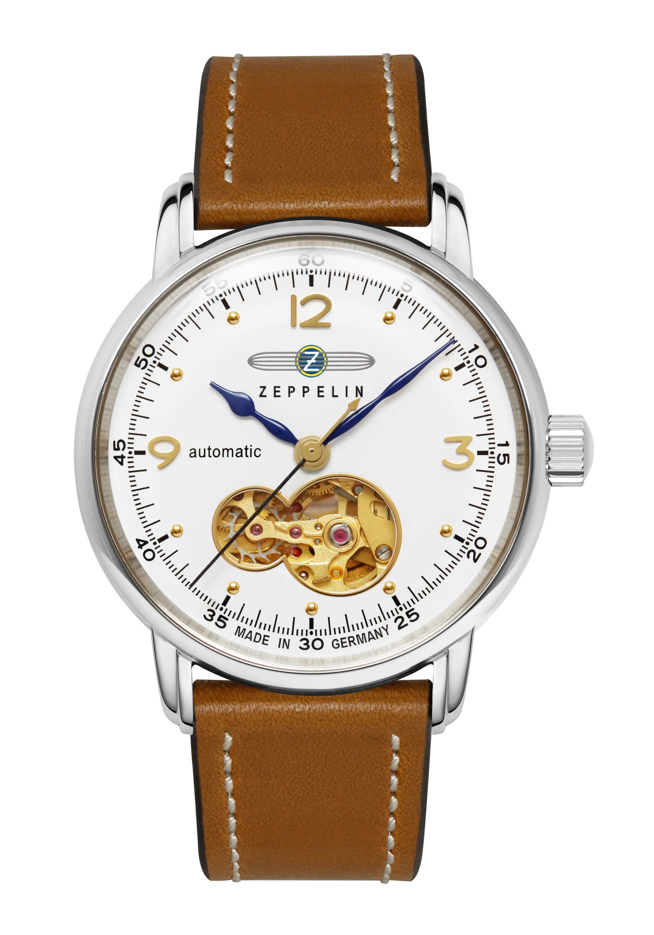 Zeppelin Barcelona Ladies Open Heart 9567-1 Damen • Automatikwerk • Open-Heart-Komplikation
