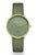 Sternglas Naos XS Edition Flora Damen Armbanduhr Salbeigrün • Florale Sonderedition • Vergoldetes Gehäuse