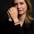 Bracelet made of 6mm tiger's eye with stainless steel clasp - Rebel&Rose Model: RR-60014-S-M