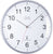 JVD Wall Clock 33 cm Ø Plastic • Modern Radio Clock • Easy to Read