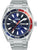Lorus RH383AX9 Herrenuhr Silber-Blau • Mineralglas • Edelstahlarmband