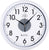 JVD Wall Clock 30.5 cm Ø Plastic • Radio-controlled • With light sensor